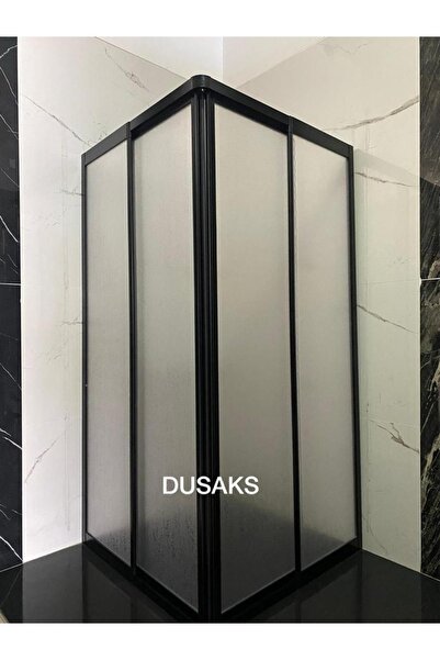 albert dusch Siyah Plastik Duşakabin Yükseklik H 180