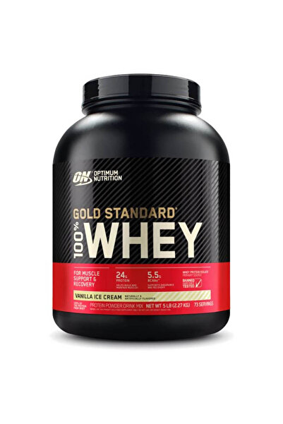 Optimum Nutrition ON Gold Standard 100% Whey 73 Servings Vanilla Powder 2.27 Kg