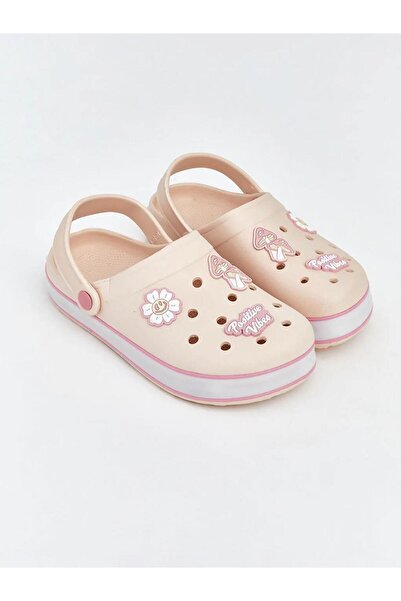 LC Waikiki Sandale de plajă pentru fete cu imprimeu floral roz (S6)