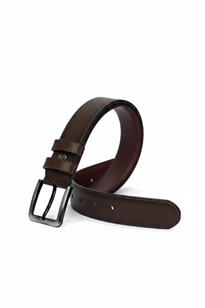 DYNAMO حزام رجالي من الجلد الصناعي للبنطلونات القماشية BGL-ST05164