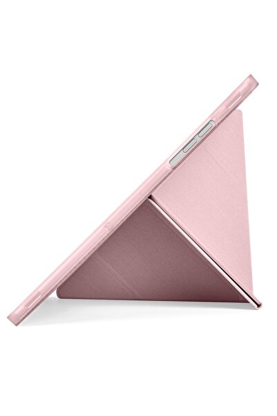 TEKNETSTORE Samsung Galaxy Tab A11 Plus 2025 Kılıf Uyumlu Standlı Kalem Bölmeli Akıllı Trifolding Kapak SM-X230