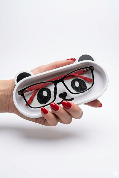 JoyShine Cute Panda Glasses Stand, Multi-Purpose Jewelry Tray, Decorative Org...