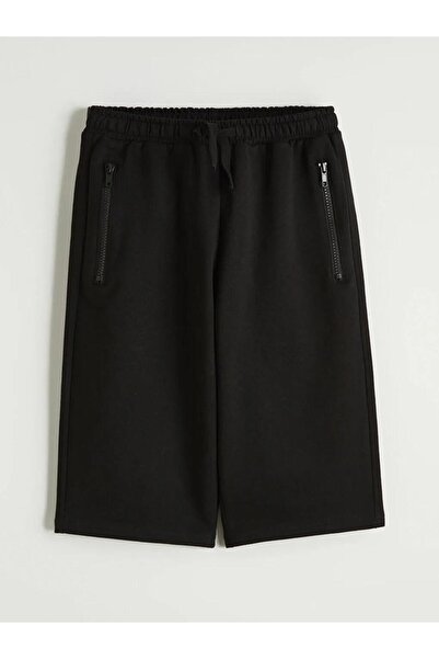 LC Waikiki Черни шорти с еластична талия за момчета (S6)