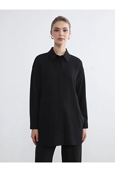 LC Waikiki Дамска туника с черна вратовръзка (S6)