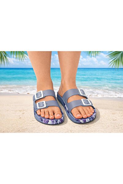 PUREFY Gzr Non-Slip Sole Eva Sole Soft Flexible Women's Slippers Pool Sea Wet...