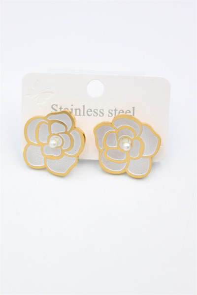 toyigoo Flower Earrings - Gold