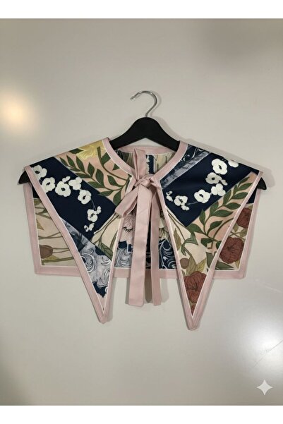 alinastore New Generation Shoulder Shawl with Flower Pattern, Collar