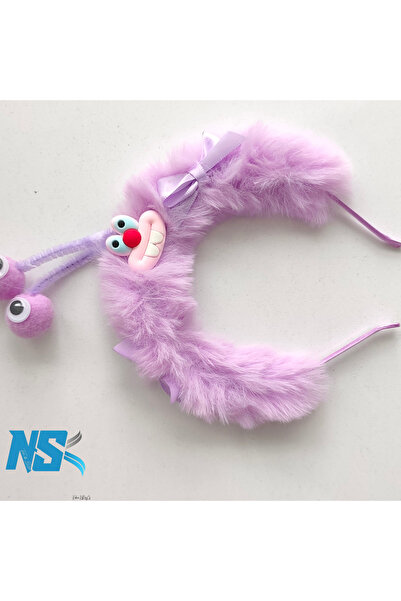 Nsk Textile Boutique Çocuklar İçin Renkli ve Eğlenceli Peluş Taç – Günlük Kul...