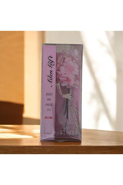 GümüşAVM Sevgililer Günü Vazolu Çiçekli Oda Kokusu Seti