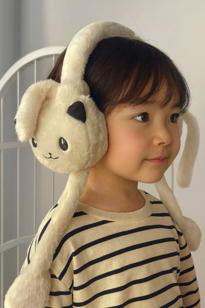 TAŞDELEN AVM سماعات أذن من القطيفة مع أذنين متحركتين