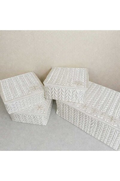 FLAMEL 4 takım Gelin ve Damat bohçası hurç