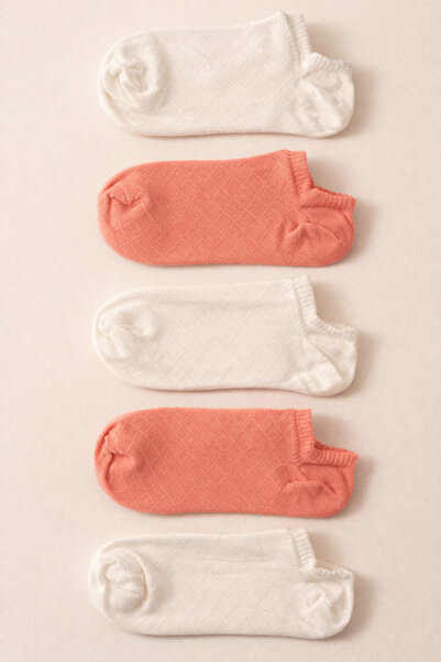 Katia&Bony Women's 5-Piece Surprise Pack Step Socks Multi-Colored