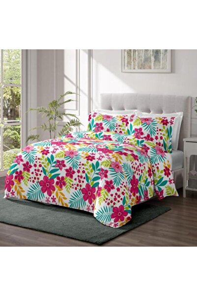 ceneric Floral Double Bedspread Set - Flona
