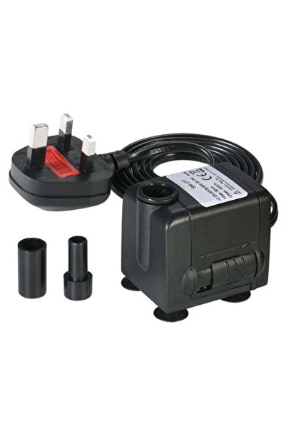 Generic Tabletop Fountain Water Pump With 2 Nozzles Black