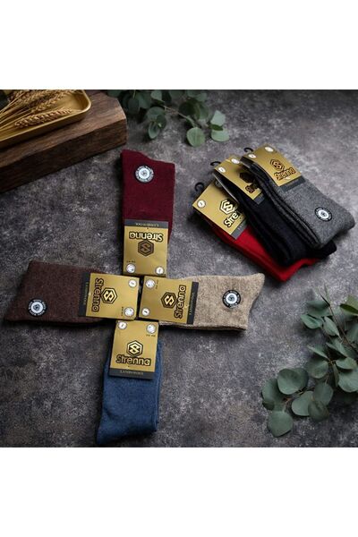 Valmira Women's Lambswool Wool Winter Custom Made Socks - 3 Pairs - Mixed Colors