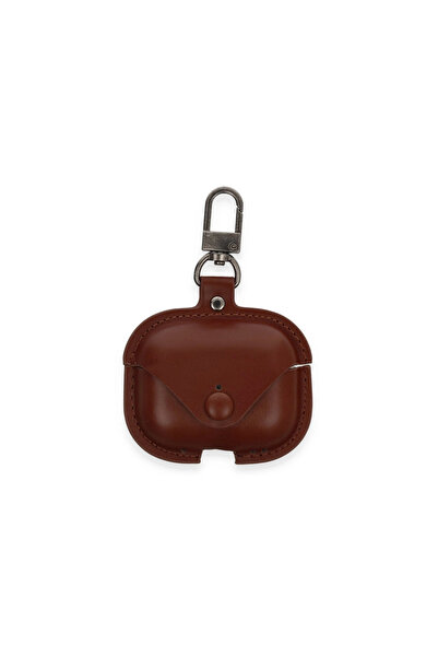 AL - KAR TİCARET Airpods pro 2 (2nd generation) leather case - brown
