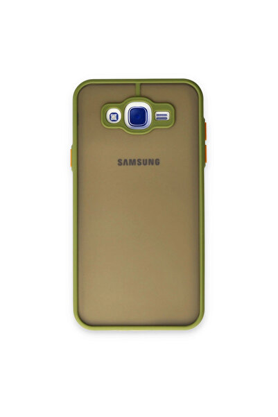 Najmaddin حافظة سامسونج جالاكسي جالكسي J7 غطاء سيليكون مونتريال - أخضر فاتح