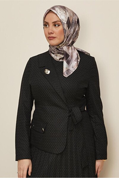 Alvina وشاح منقوش 3753