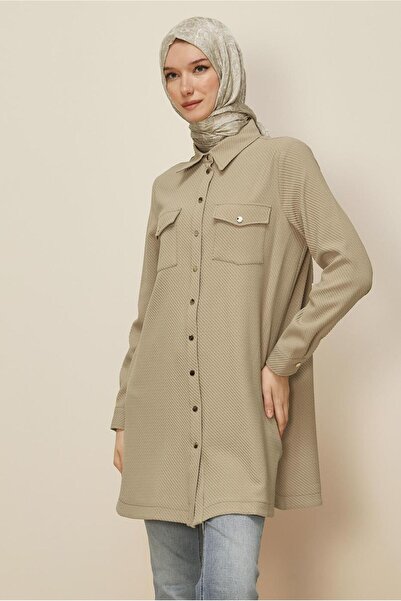 Alvina Tunic with Shirt Collar 45987