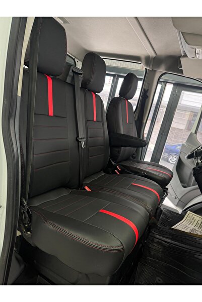 AKINCI غطاء مقعد السيارة المتوافق مع فورد ترانزيت 6+1 ذو الكابينة المزدوجة من...