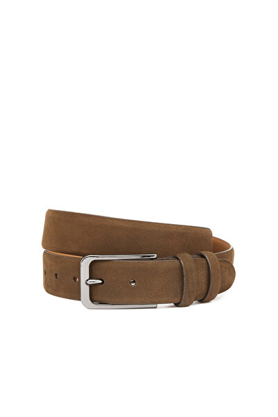 Network Kahverengi Dokulu Erkek Deri Kemer