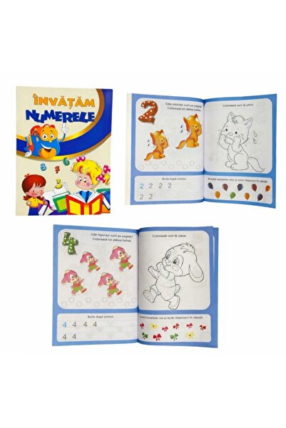Issa Educational Notebook A4 "Learning Numbers" 12/set, Activity Book for Kid...