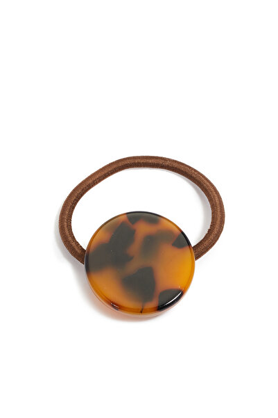 Network Kahverengi Lastikli Kadın Toka