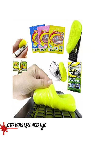 Genel Markalar Superclean Araba Oto Temizlik Jeli Hamuru Klavye Telefon Klima...