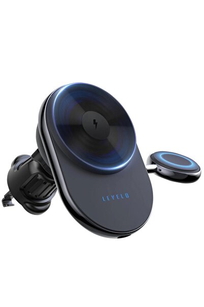 Levelo Siena 2-in-1 Wireless Magnetic Car Charger with Detachable Apple Watch...