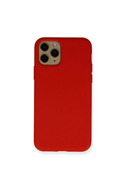 Najmaddin iPhone 11 Pro Case Nano Velvet Silicone Inside - Red