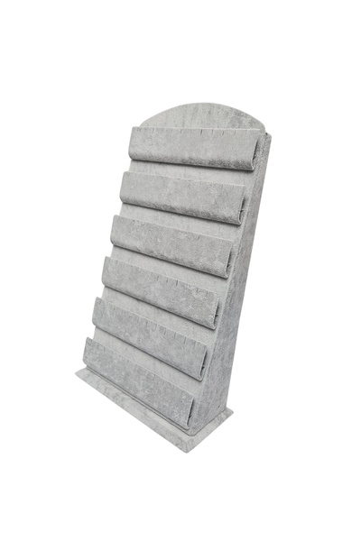 ÖZER KUTU 36'lI Ayaklı Süet Küpelik Standı (20x38cm)