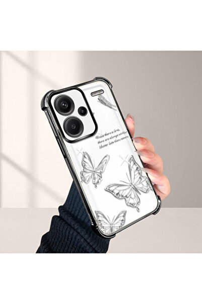 CASEVIBE Redmi Note 13 Pro Plus 5G Uyumlu, kelebek baskılı desenli, darbeye d...