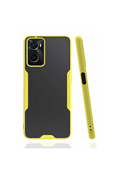 Najmaddin غطاء سيليكون بلاتيني لهاتف أوبو A96 - أصفر