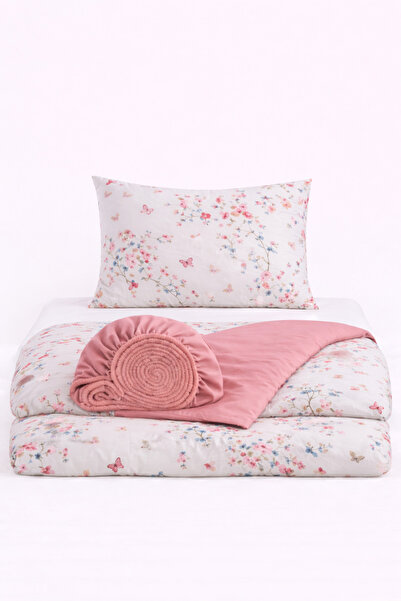 İQON Elastic Sheet Duvet Cover Set Single Size Otlt1 Jngleı Pmbe