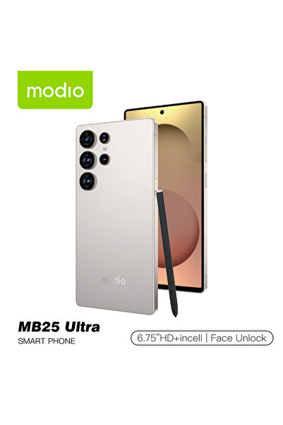 Modio MB25 Ultra 4G Smartphone - 6.75" HD Display, 5000mAh Battery, Face Unlo...