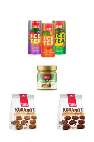 Züber Tanışma Paketi - Antep Fıstığı Kreması,Kurabiye x2(Yulaflı,Kakaolu),Ice...