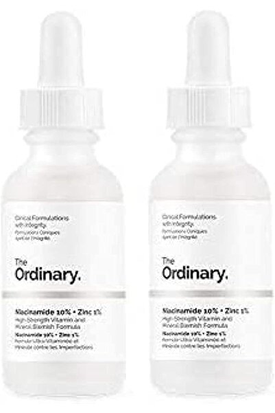 The Ordinary نياسيناميد 10% + زنك 1% 30 مل (عبوة من قطعتين)