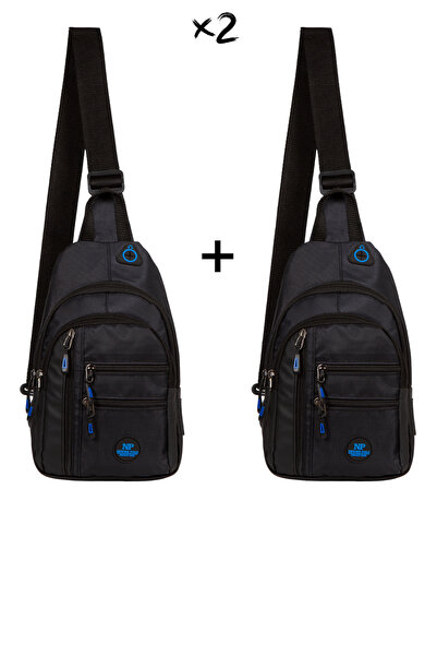 Newish Polo Unisex Su Geçirmez Kulaklık Usb Çıkışlı Çapraz Askılı Çanta Bel O...