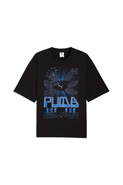 Puma Graphic Tee Men's Casual T-Shirt 63444301 Black