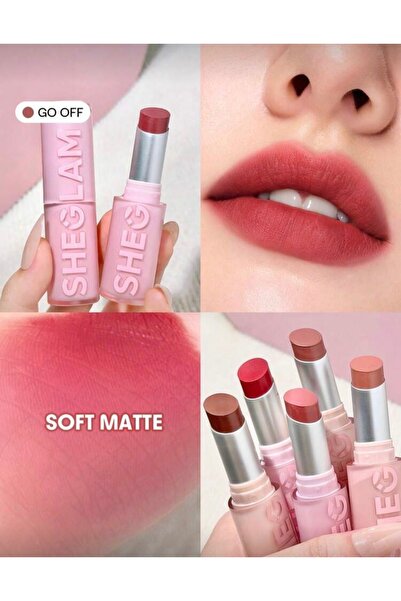 SHEGLAM Lip Veil Cushion Lightweight Ruj – Encore Energy | Hafif Yapılı, Doğa...