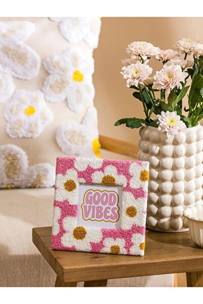 LC Waikiki Flower Printed Photo Frame 17 cm (S6)