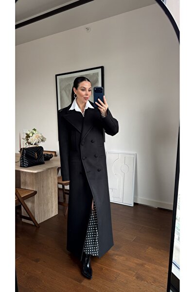 sinemkivanc co VATKALI PREMİUM SİYAH KAŞE KABAN