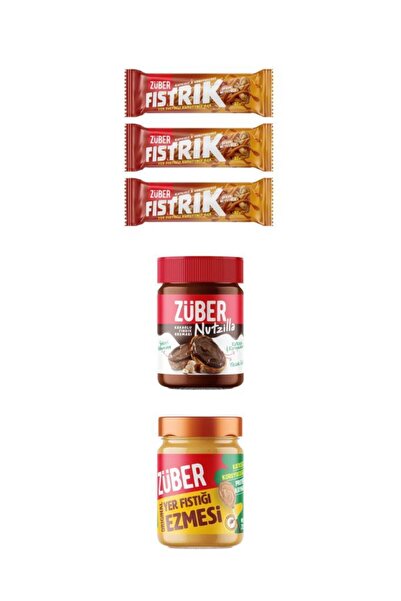 Züber Meet & Greet Package - Nutzilla X1, Original Peanut Butter X1, Fıstrık X3