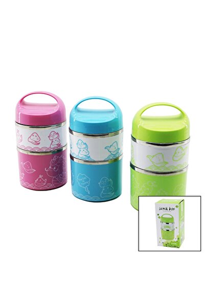 Fırsatkolik Fixed Handle - Pictures - Colorful 2-Piece Sefer Tasi - Storage T...