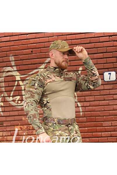 Lion camo Bluza Tricou Tactic de Combat NOU, Camuflaj din Bumbac Stretch