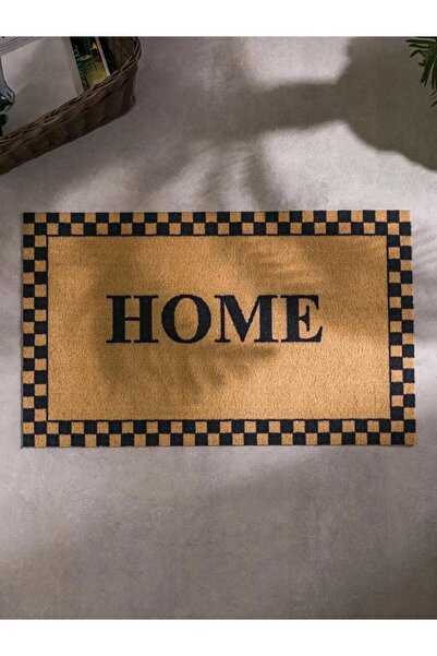 LC Waikiki Black Printed Door Mat 45X75 cm (S6)