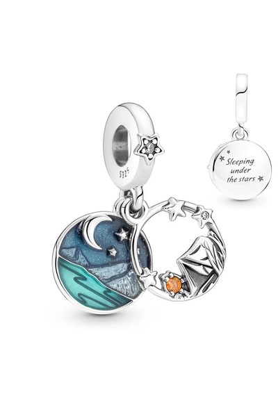 Choice B1008Y 925 Sterling Silver Colorful Jewelry Women Murano Glass Pink An...