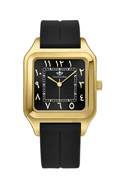 Caverton Mair ساعة كافرتون ماير بمينا لون ابيض وسير ربل