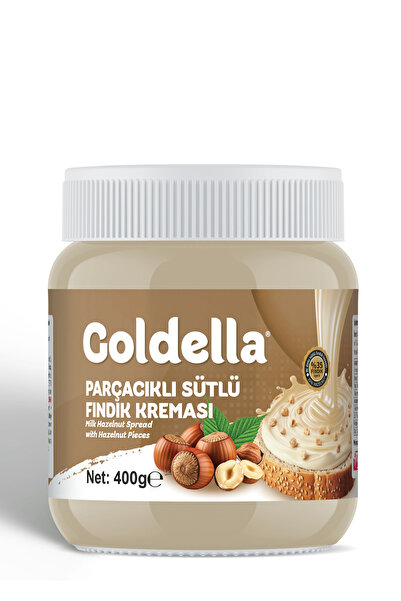Goldella Parçacıklı Sütlü Fındık Kreması (%35) 400 g