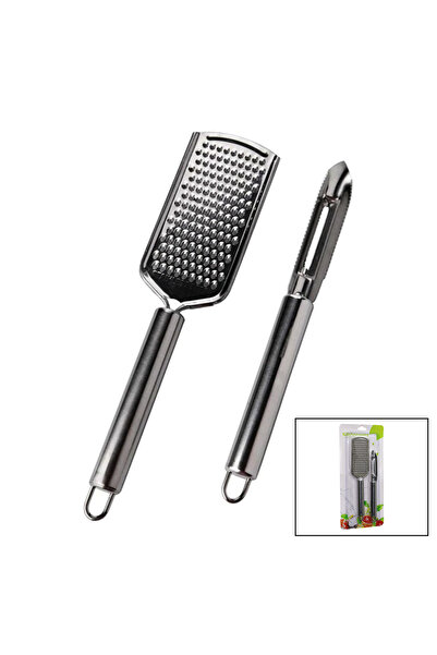 Fırsatkolik 2 Piece Set Metal Raspel - Soyacak - Oyacuk Set (5067)